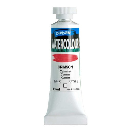 DERIVAN WATERCOLOUR 12ML CRIMSON