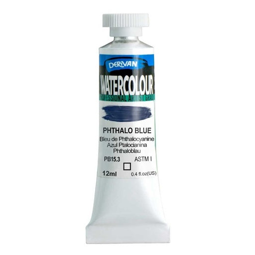 DERIVAN WATERCOLOUR 12ML PHTHALO BLUE