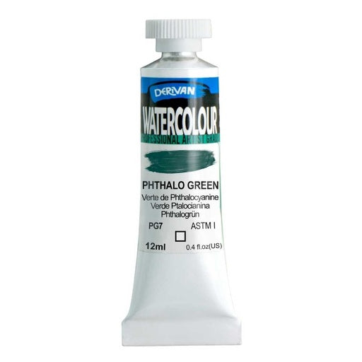 DERIVAN WATERCOLOUR 12ML PHTHALO GREEN