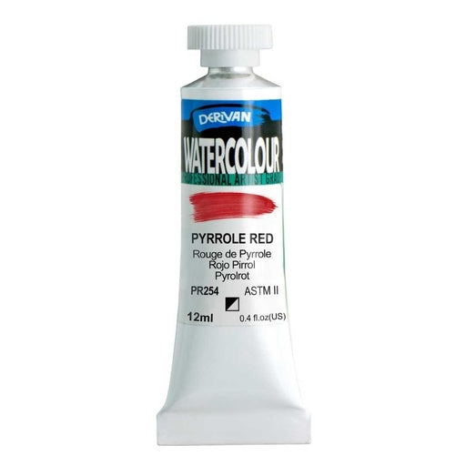 DERIVAN WATERCOLOUR 12ML PYRROLE RED