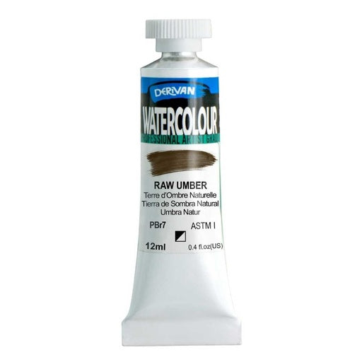 DERIVAN WATERCOLOUR 12ML RAW UMBER