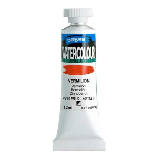 DERIVAN WATERCOLOUR 12ML VERMILION