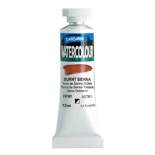 DERIVAN WATERCOLOUR 12ML BURNT SIENNA