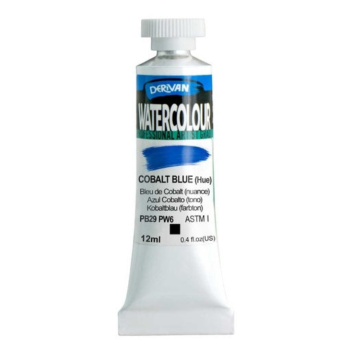 DERIVAN WATERCOLOUR 12ML COBALT BLUE (HUE)