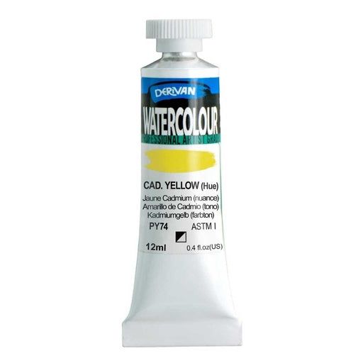 DERIVAN WATERCOLOUR 12ML CADMIUM YELLOW (HUE)